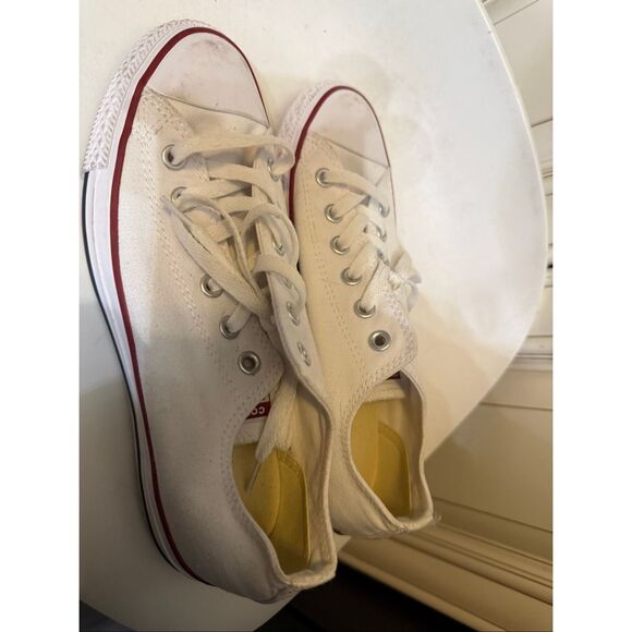 Converse Unisex Chuck Taylor All Star Canvas Sneakers White Size Mens 6 Womens 8 - Picture 1 of 9